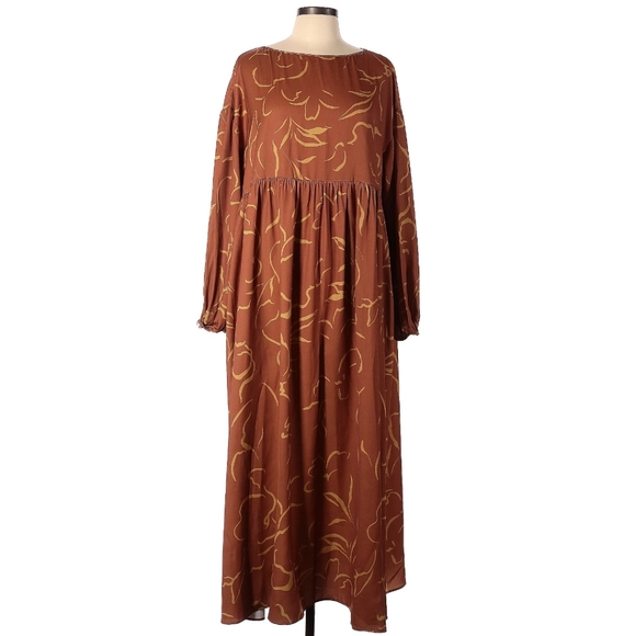 🆕 NAP Loungewear Art Print Maxi Dress in Cloud Track - Picture 7 of 13